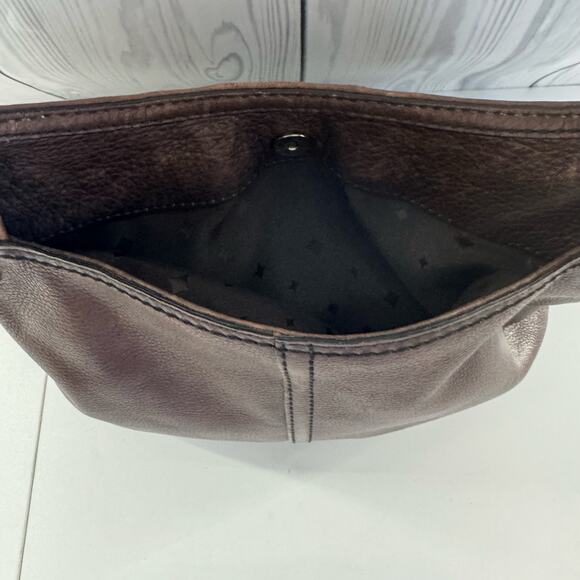 Vintage Hard to Find Fossil Maddox Crossbody Patchwork Chevron Bag - Picture 4 of 13